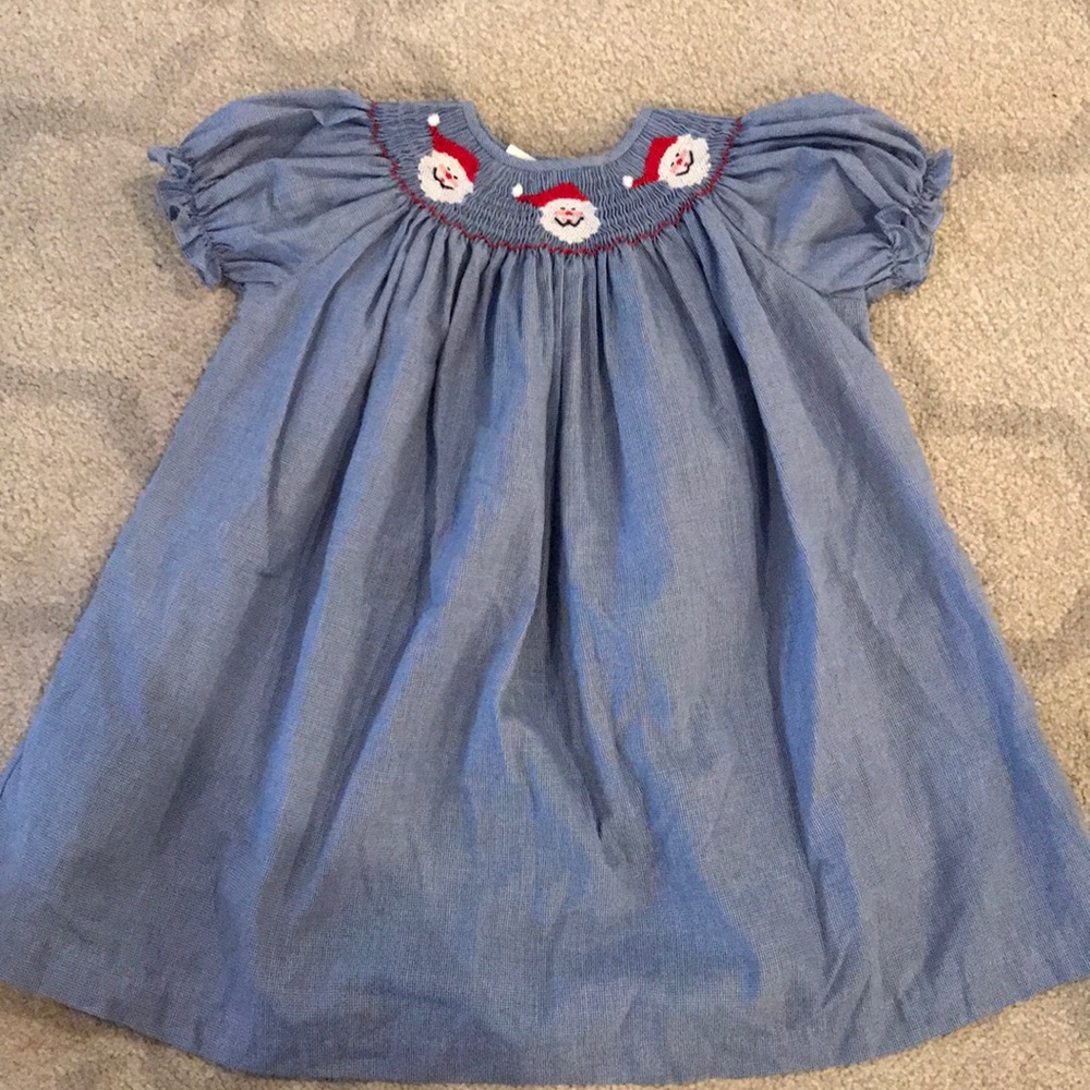 Christmas Smocked Dress